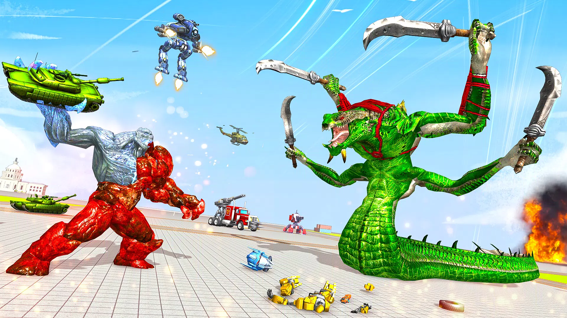 Snake Robot Game - Stone Robot应用截图第1张