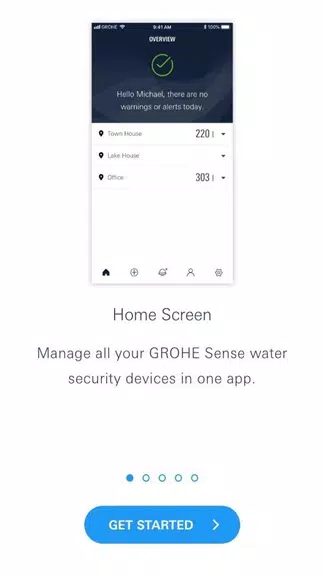 GROHE Sense Schermafbeelding 1
