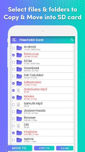 Transfer phone to SD Card – Fi ဖန်သားပြင်ဓာတ်ပုံ 2