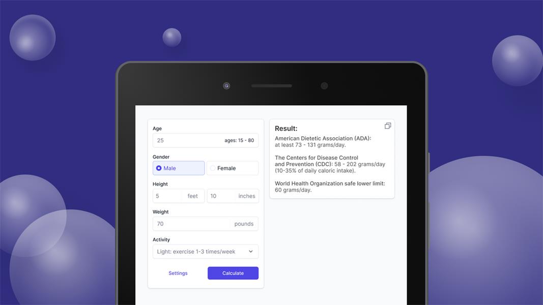 Protein Calculator Screenshot 4