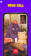Grimace Fake Call Prank Ekran Görüntüsü 2
