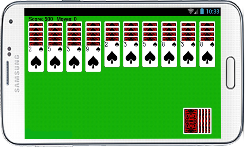 Spider Solitaire Free Game HD Capture d'écran 1