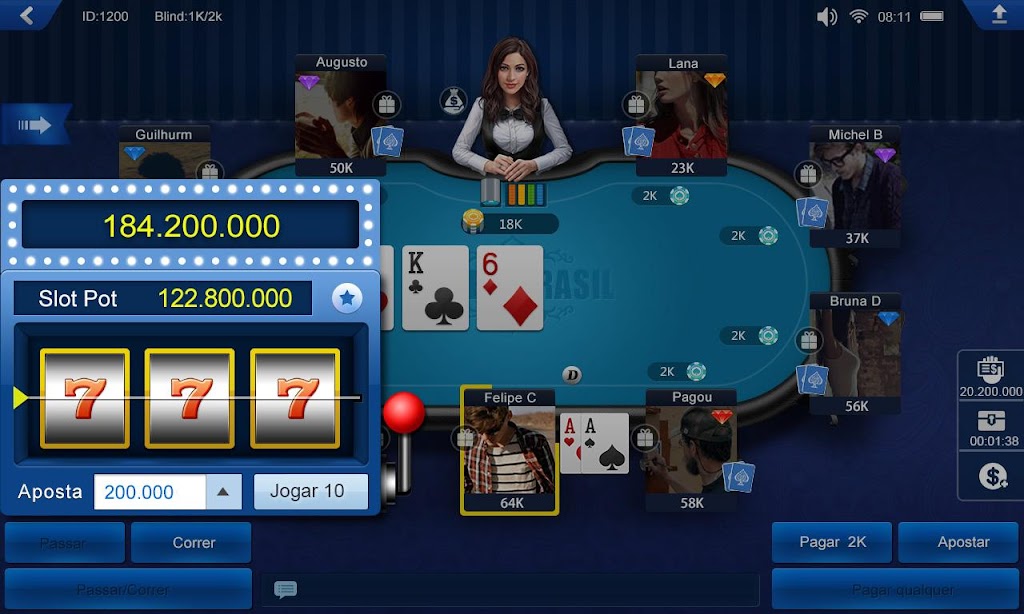 Poker Brasil HD Tangkapan skrin 4