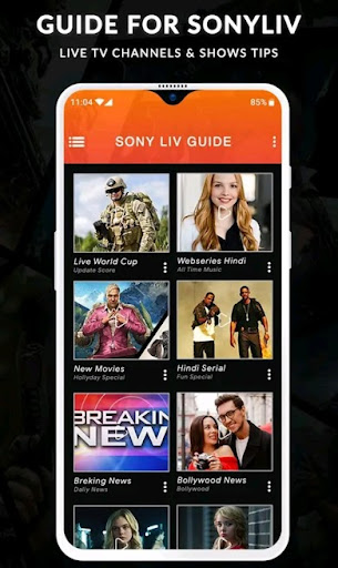 SonyLiv - Live TV Shows, Cricket & Movies Guide应用截图第3张
