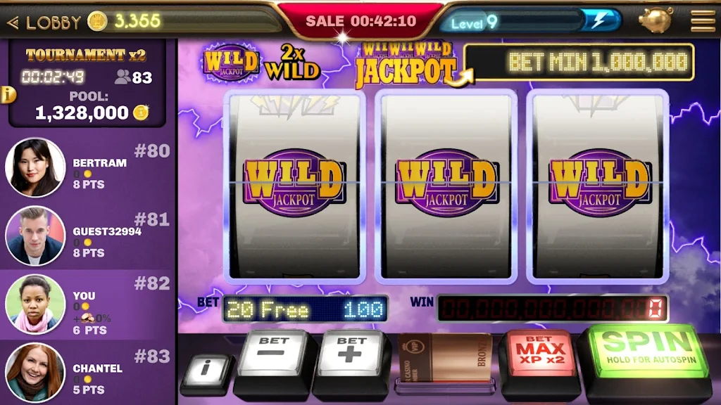 Classic Slots - Electric 777 Capture d'écran 3