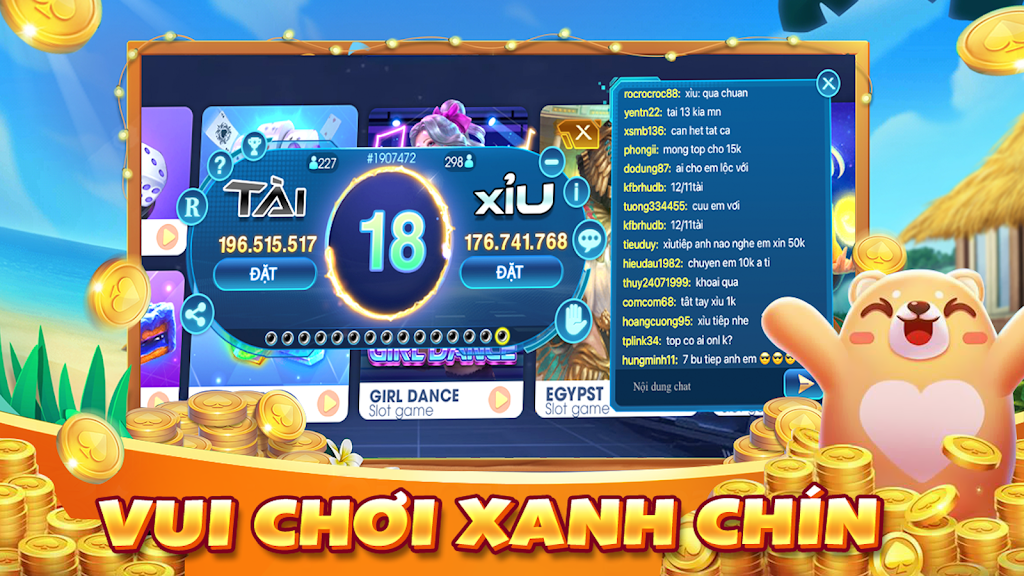 Donclub Tài Xỉu – Xóc Đĩa Captura de tela 1