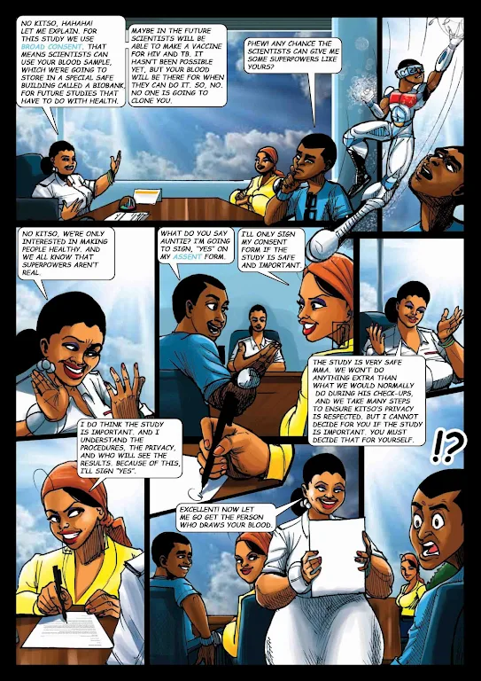 Botswana Baylor Comic Book Setswana Screenshot 2