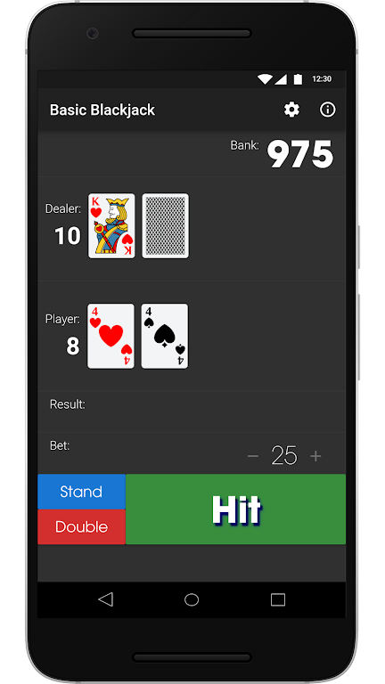 Basic Blackjack ဖန်သားပြင်ဓာတ်ပုံ 2