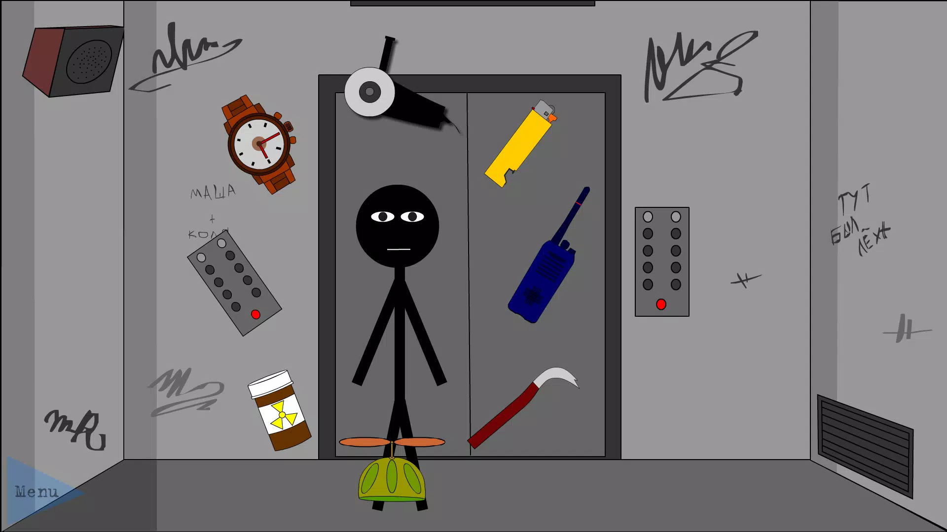 Schermata Stickman Escape Lift 1