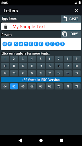 Cool text and symbols Tangkapan skrin 3