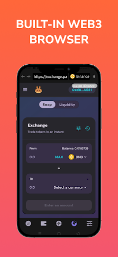 WalletSwap Crypto Wallet ภาพหน้าจอ 1