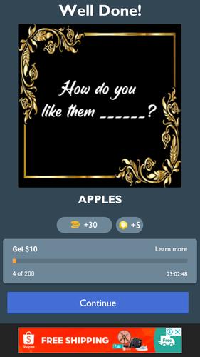 Fill in the Blank Word Quiz应用截图第3张
