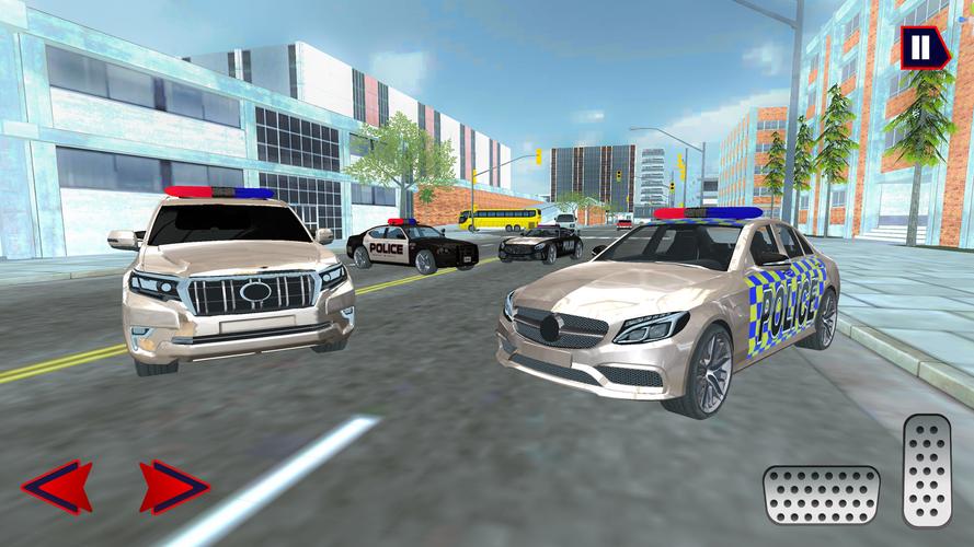 US Police Prado: City Car Captura de tela 1