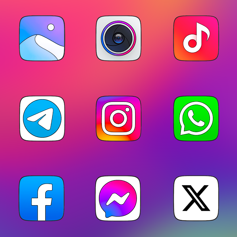 MIUl Carbon Icon Pack Mod Captura de tela 3