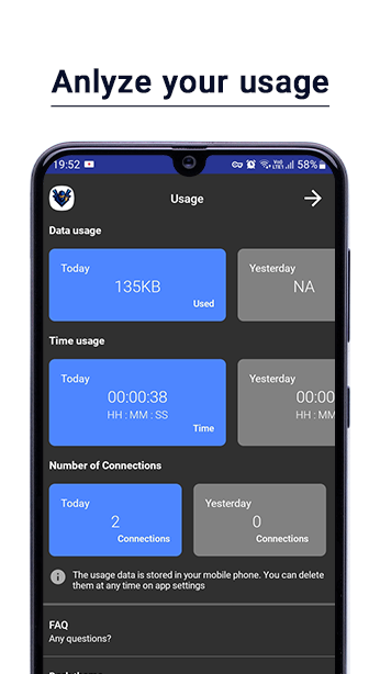 Ninja VPN – Faster, Safer Internet Captura de pantalla 2