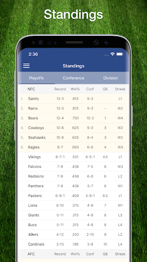 Football NFL 2017 Schedule, Live Scores, & Stats應用截圖第2張