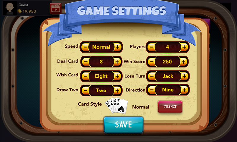 Offline Crazy Eights - Free Card Game Captura de tela 2