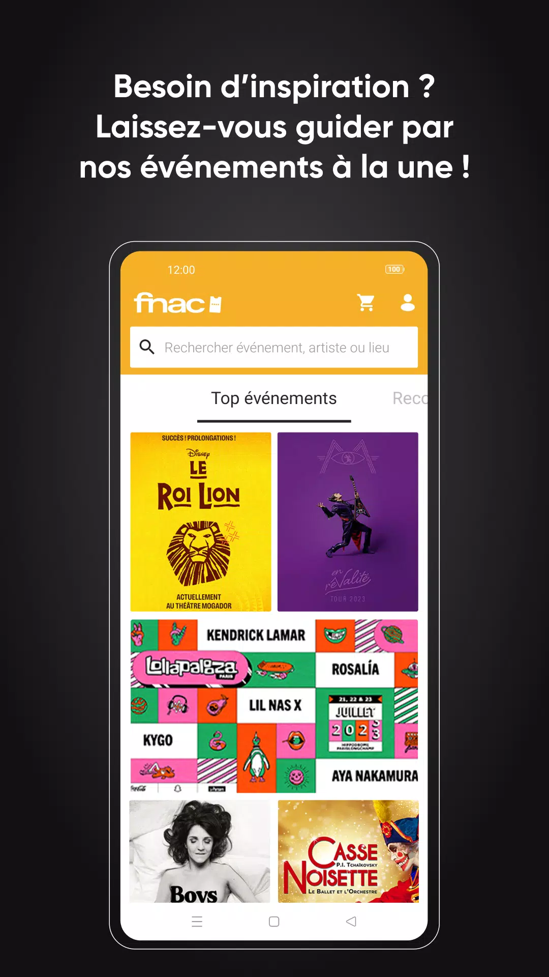 Fnac Spectacles ဖန်သားပြင်ဓာတ်ပုံ 1