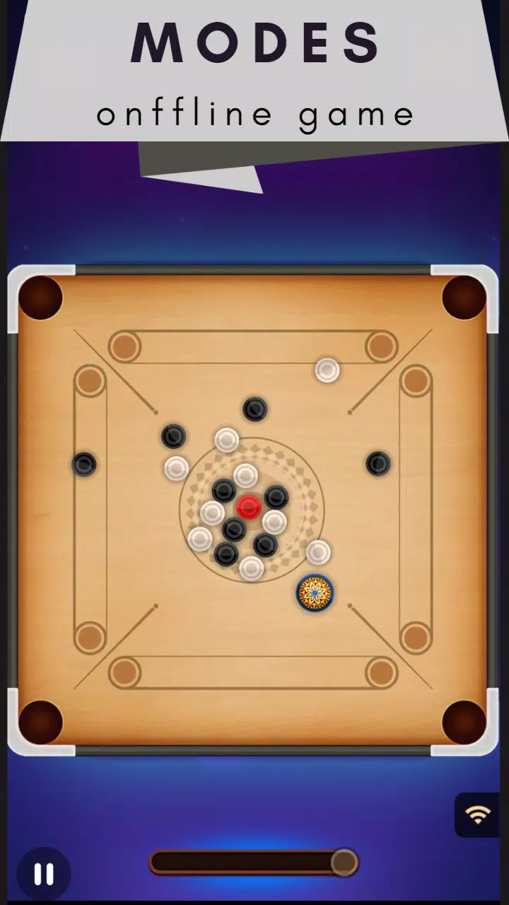 Carrom Board Offline ဖန်သားပြင်ဓာတ်ပုံ 2