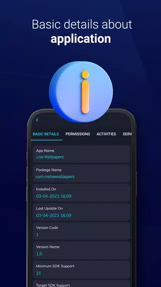 App Info Checker Schermafbeelding 3