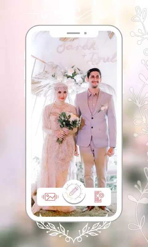 Hijab Couple Bridal Editor Captura de tela 2