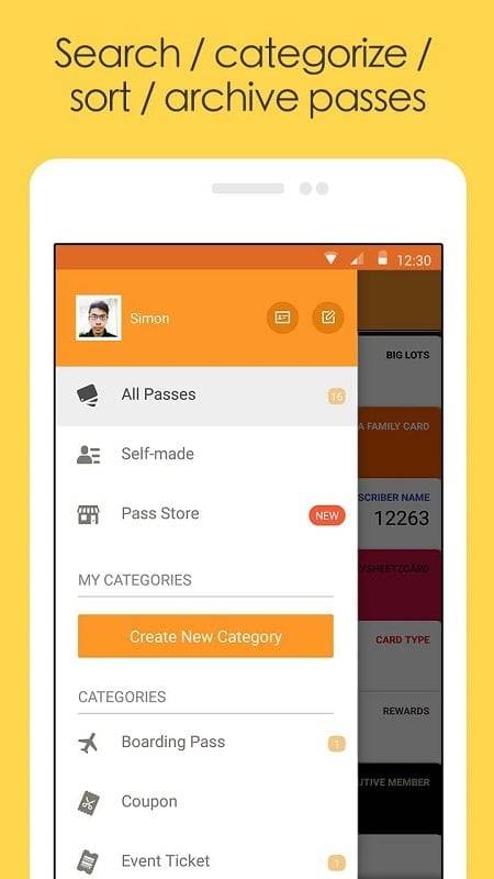 Schermata Pass2U Wallet 1
