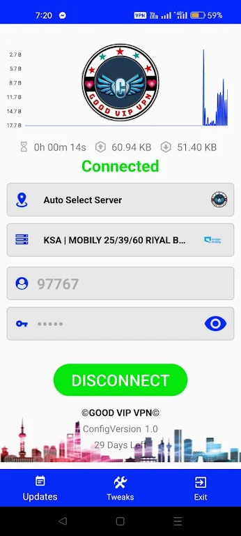 GOOD VIP VPN Captura de tela 3