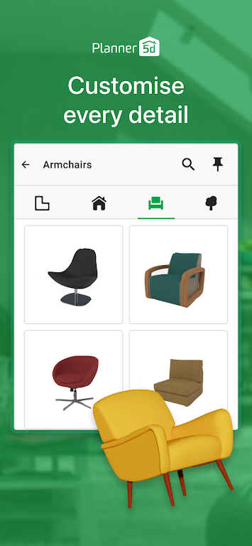 Planner 5D – Design Your Home Mod Tangkapan skrin 4