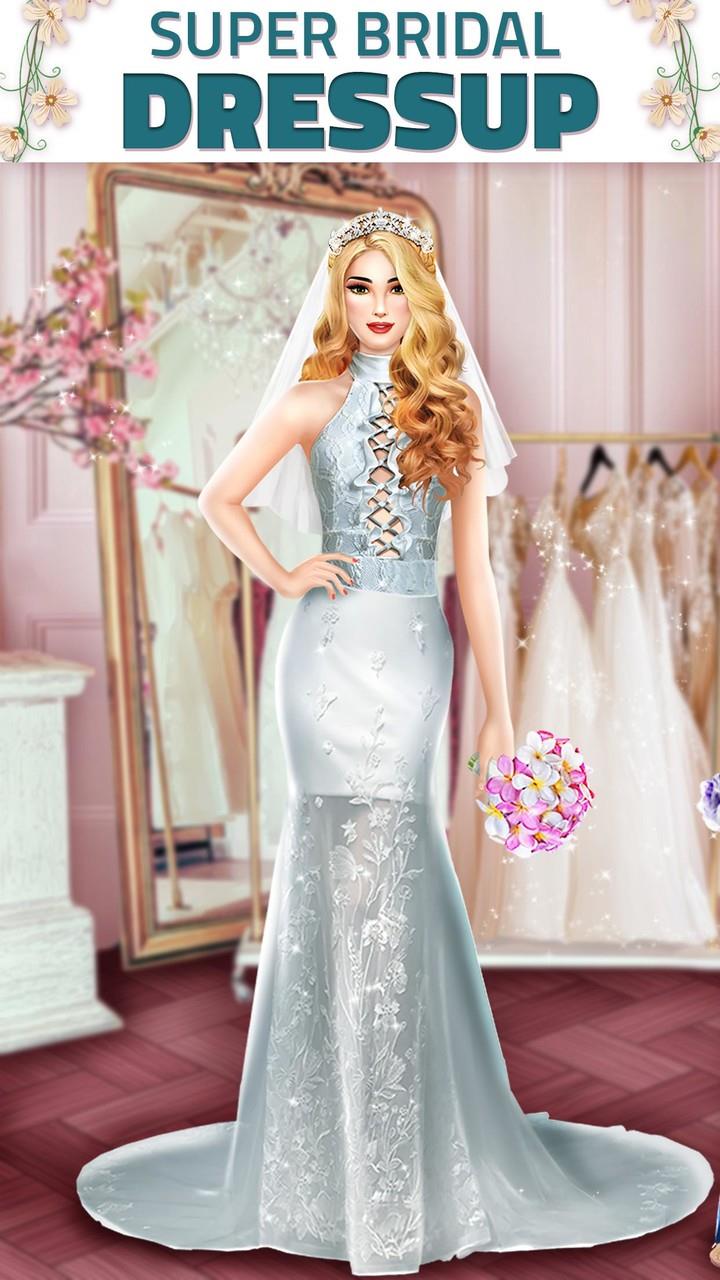 Super Wedding Dress Up Stylist Ekran Görüntüsü 1