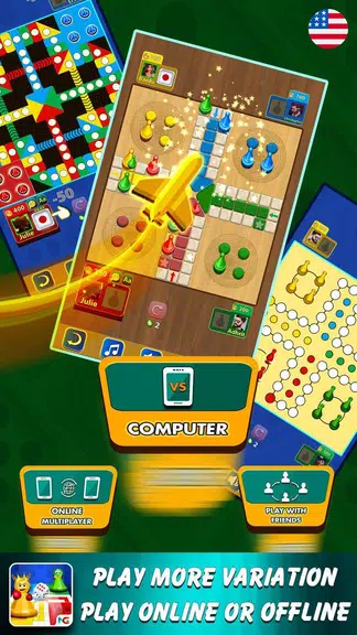 Ludo: Dice Board Games ဖန်သားပြင်ဓာတ်ပုံ 2