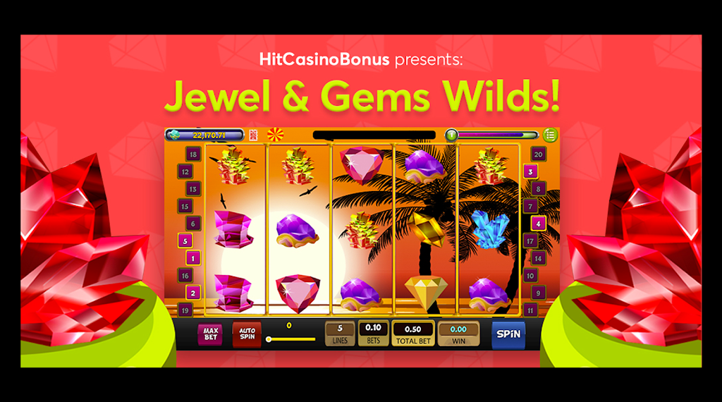 Jewel & Gems Wilds Slot! ဖန်သားပြင်ဓာတ်ပုံ 1