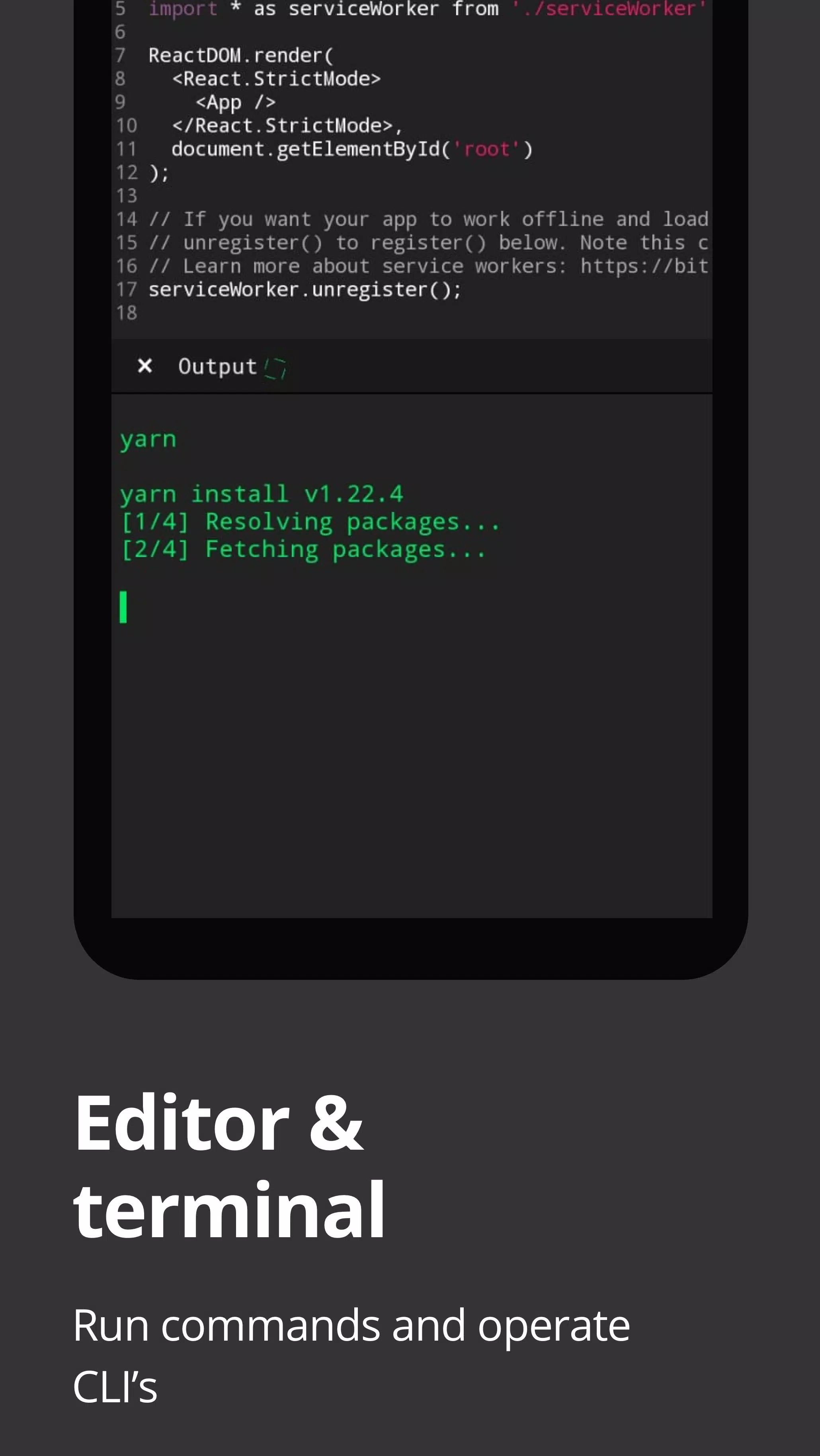 Dcoder, Compiler IDE :Code & P Screenshot 1