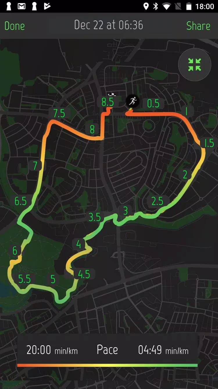 Running Distance Tracker + Ảnh chụp màn hình 4