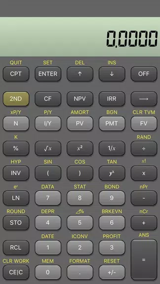 BA Financial Calculator Capture d'écran 2