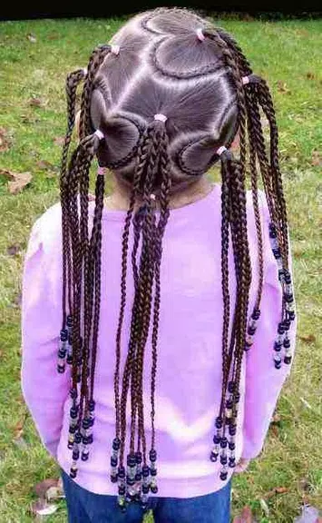 Braid Hairstyle Woman & Child Captura de tela 2