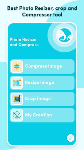 Schermata pCrop: Photo Resizer and Compr 2