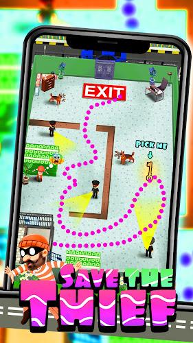 Thief Puzzle: Draw to Escape スクリーンショット 2