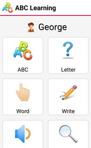 ABC Learning -English alphabet Capture d'écran 1