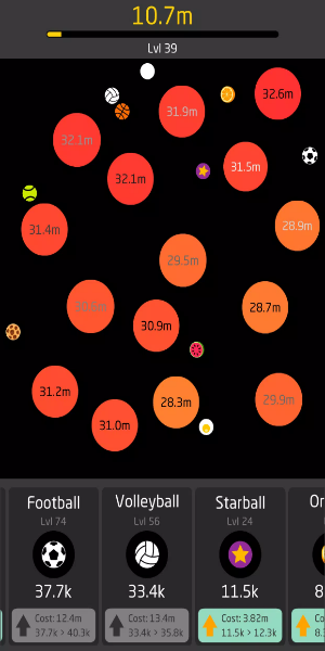 Idle Balls Captura de pantalla 2