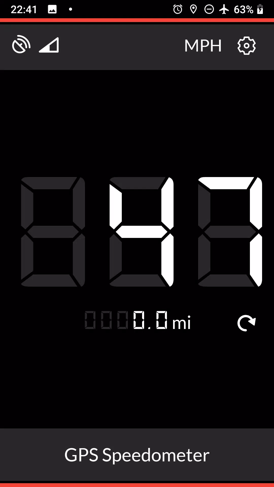 GPS Speedometer 스크린샷 3