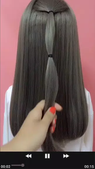 Girls Hairstyles Step By Step Ekran Görüntüsü 4