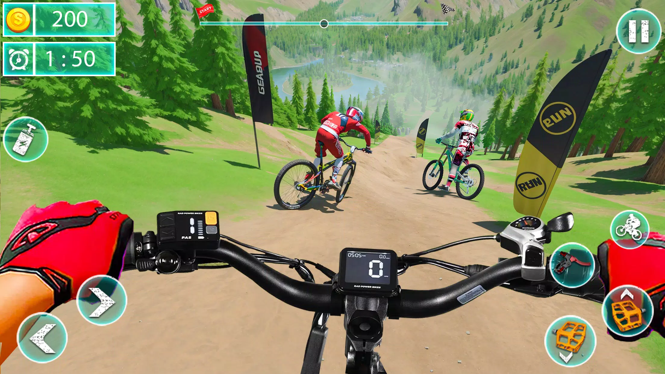 MTB Downhill: BMX Racer Captura de tela 2