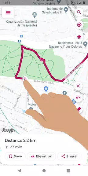 Just Draw It! - Route planner Schermafbeelding 1