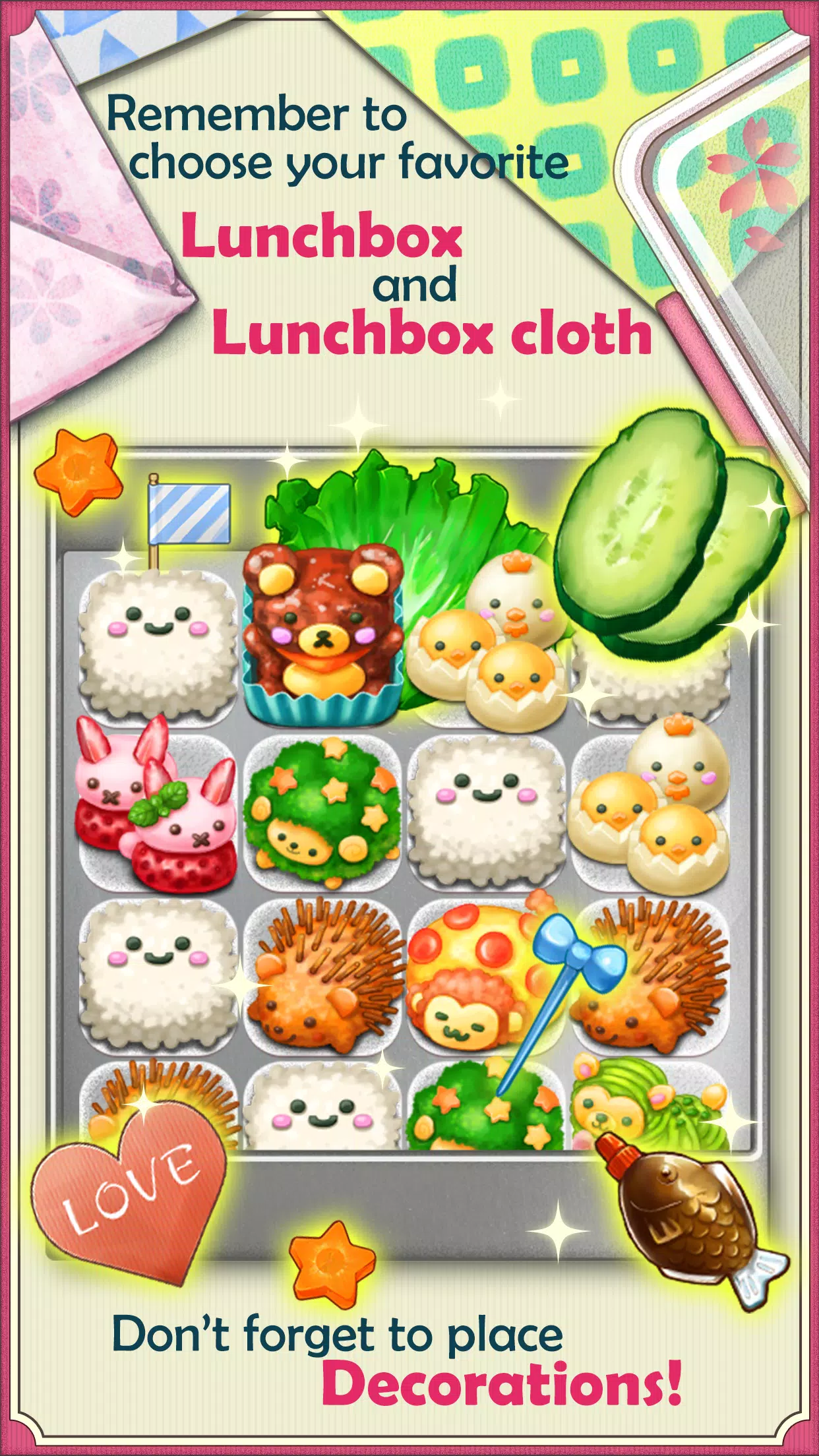 Fluffy! Cute Lunchbox スクリーンショット 3
