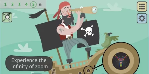 Zoomduiken: een sereen gelaagde puzzelavontuur