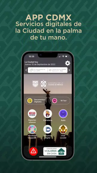 App CDMX Ảnh chụp màn hình 1