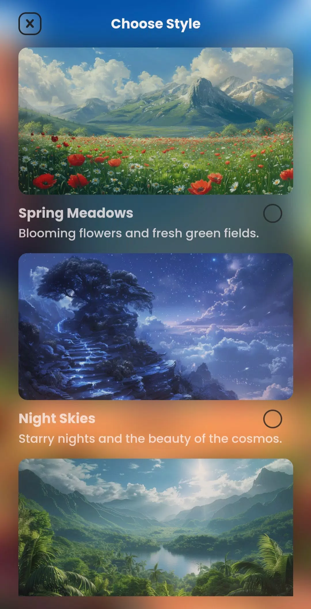 AI Landscape Generator App应用截图第2张