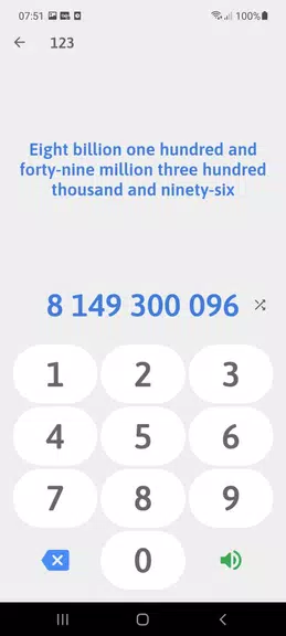Schermata Numbers in English 1