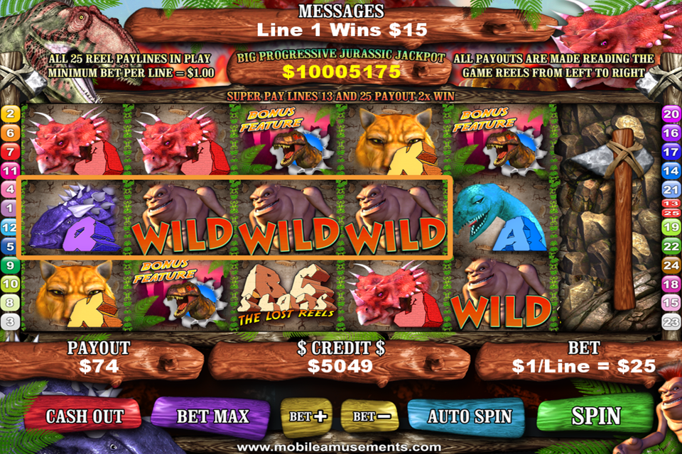 BC Monster Dinosaurs That Time Forgot Slots FREE Скриншот 2