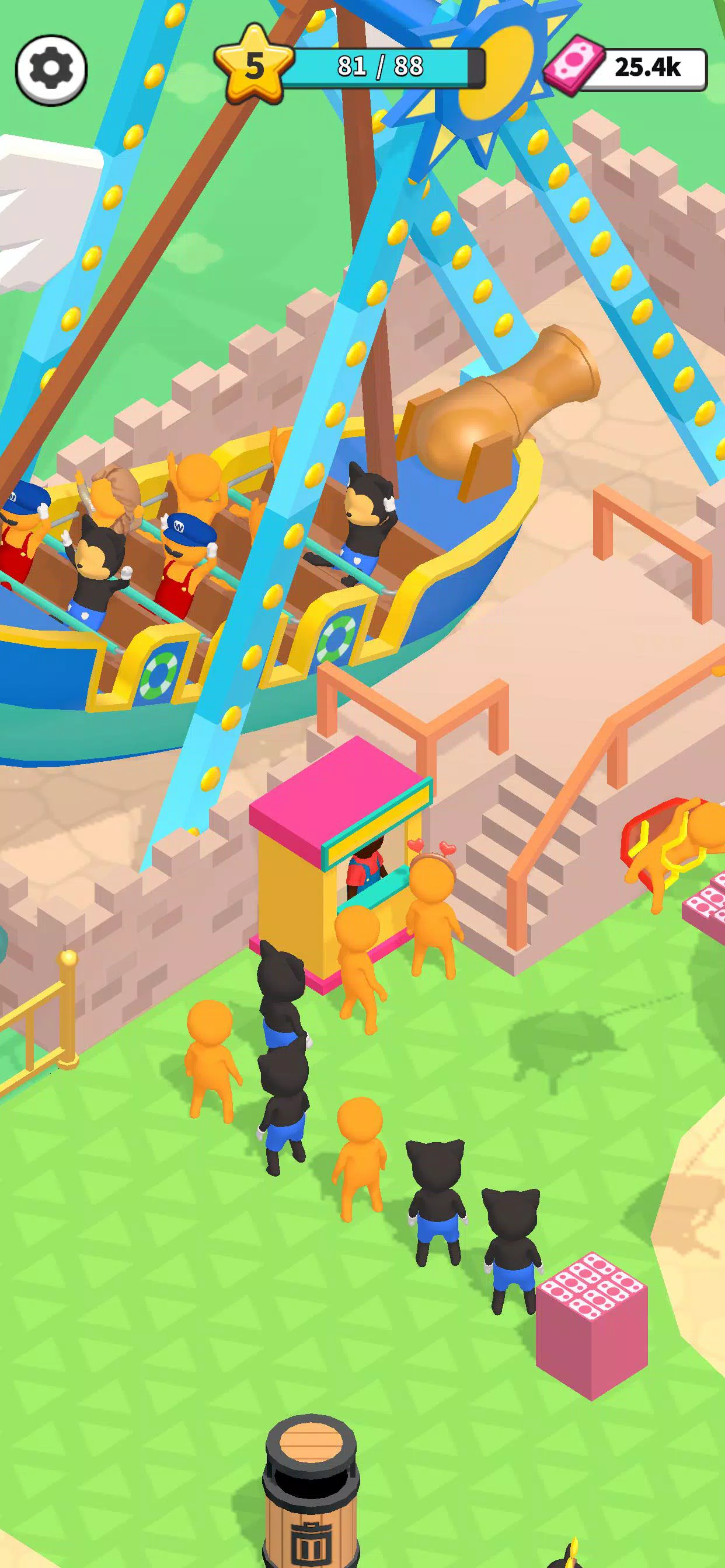 Awesome Park : Idle Game スクリーンショット 1